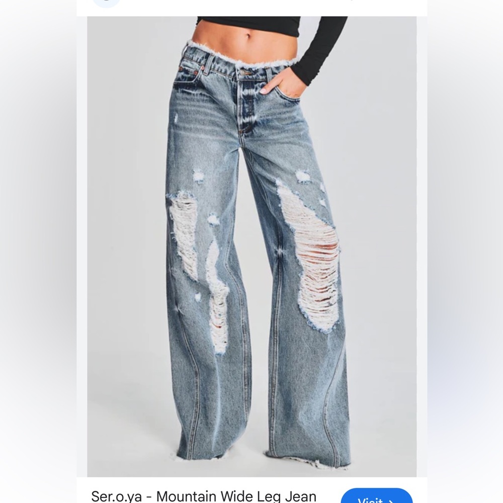 SER.O.YA MOUNTAIN WIDE LEG JEAN - SORRENTO